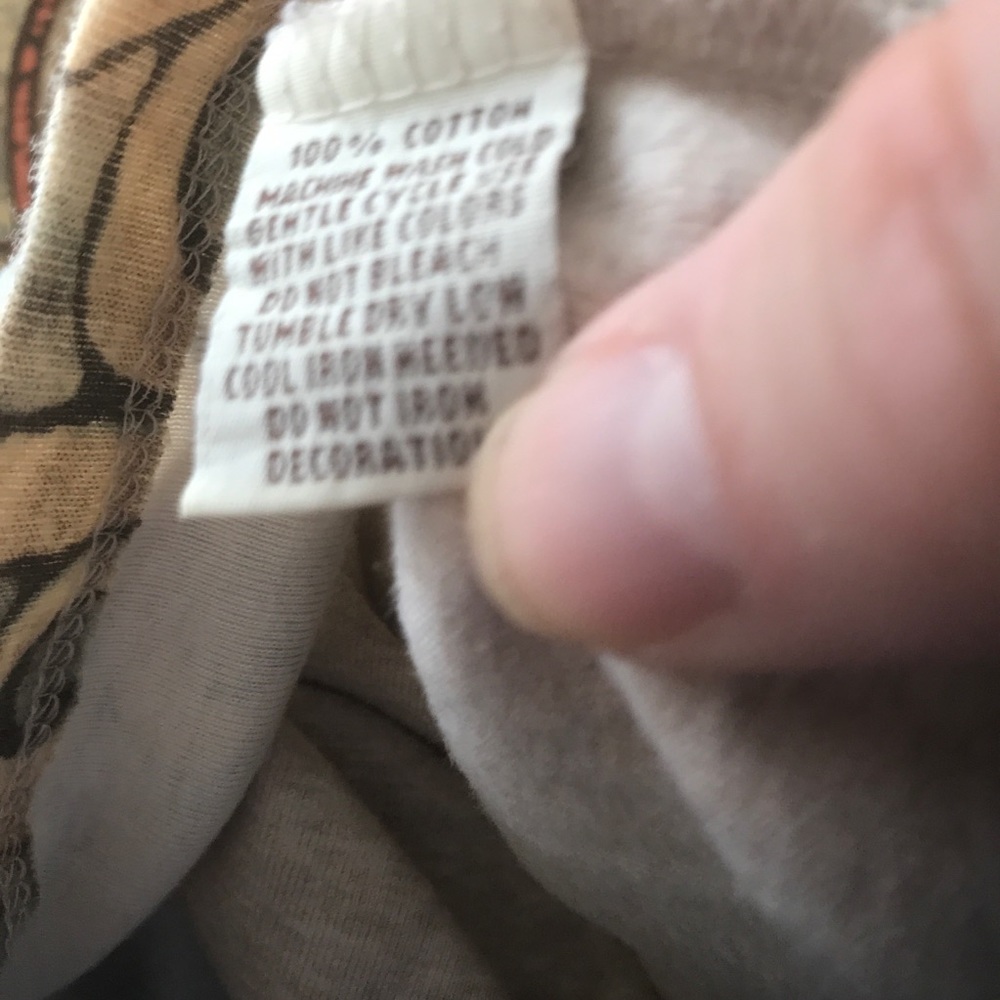 Patterned 3/4 length tee - Picture 8 of 8